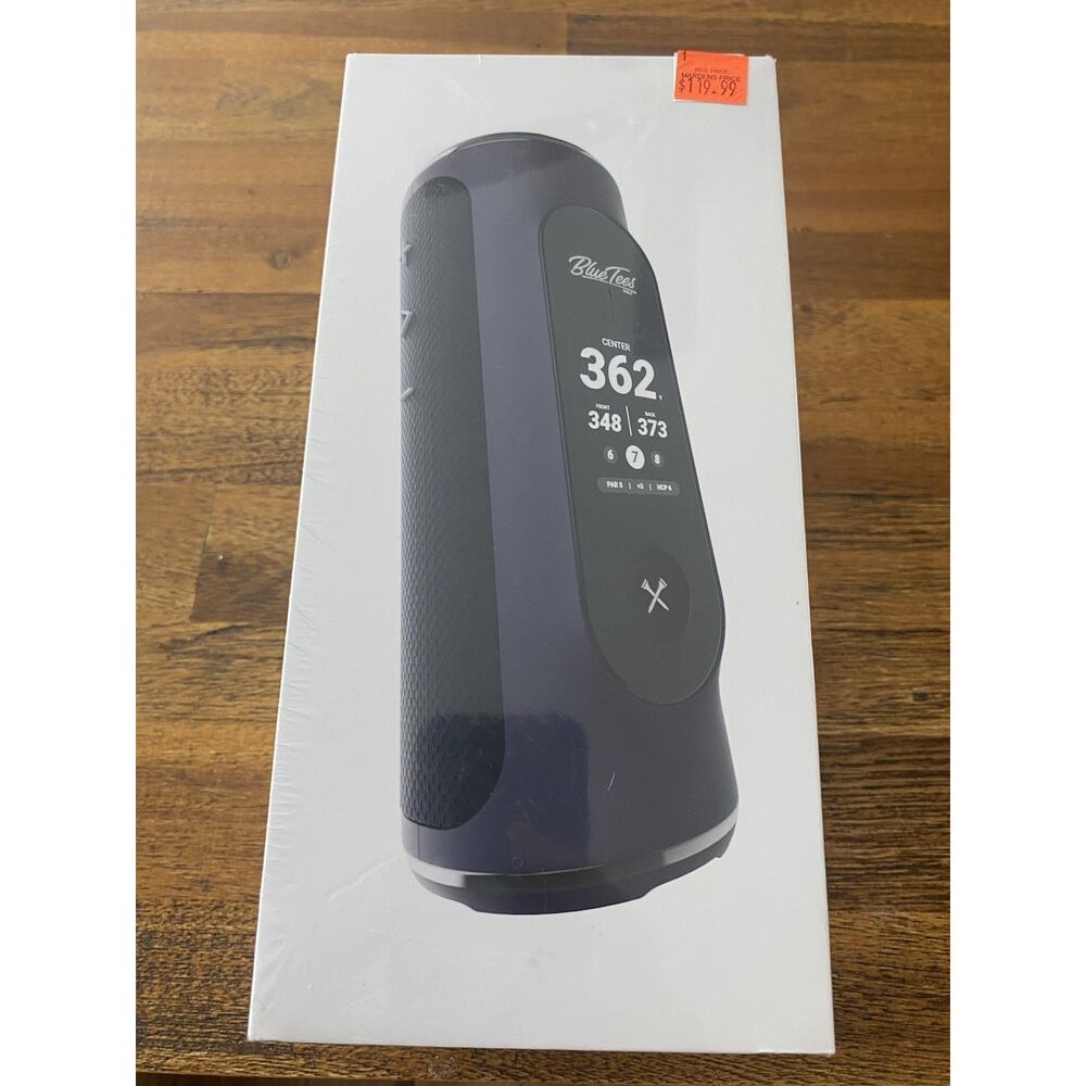 Blue Tees 2023 GPS Golf Player+ Magnetic Wireless Bluetooth Speaker Navy